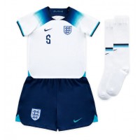Dětský Fotbalový dres Anglie John Stones #5 MS 2022 Domácí Krátký Rukáv (+ trenýrky)